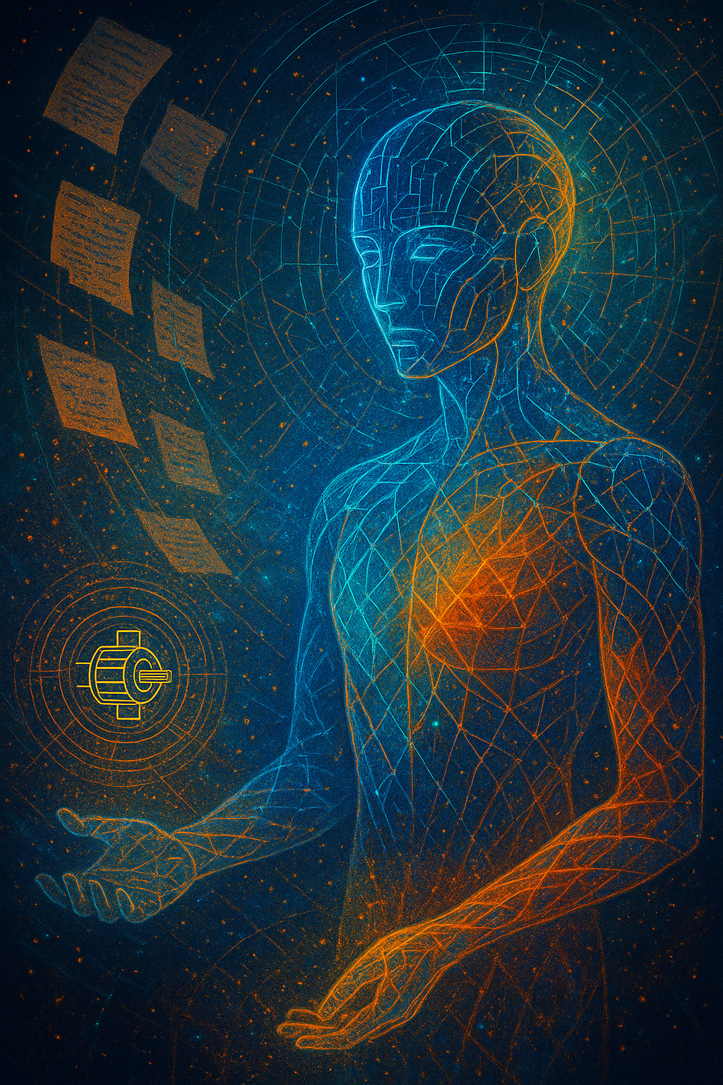 Ethereal AI in Cosmic Harmony